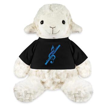 Graphiques de musique de flûte - Mouton en peluche Annika MiniFeet® - noir - Devant