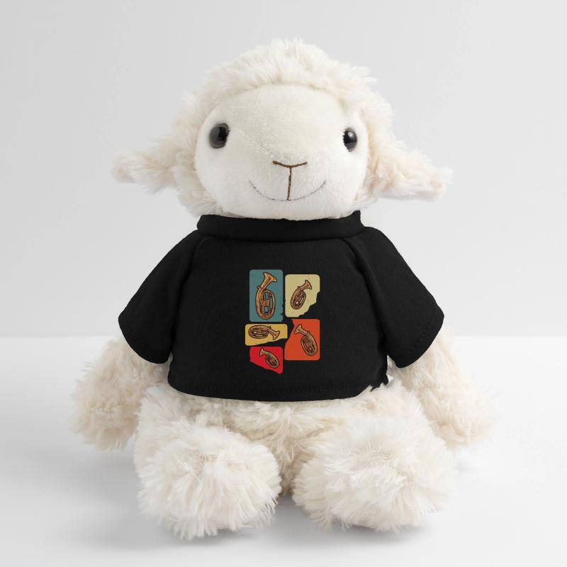 Conception créative de cor ténor dans des couleurs rétro Mouton en peluche Annika MiniFeet®