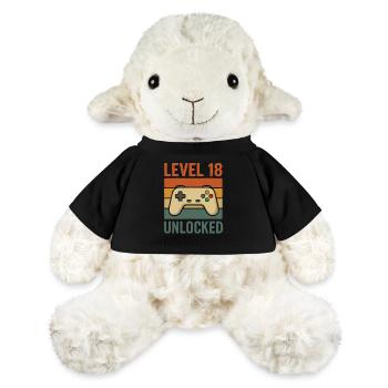 Gamer Birthday Retro Design - MiniFeet® Sheep Annika - black - Front