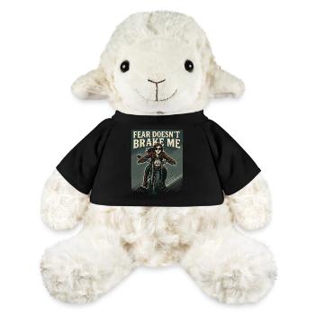 Fear Doesn't Brake Me Motorcyclist - MiniFeet® Sheep Annika - black - Front