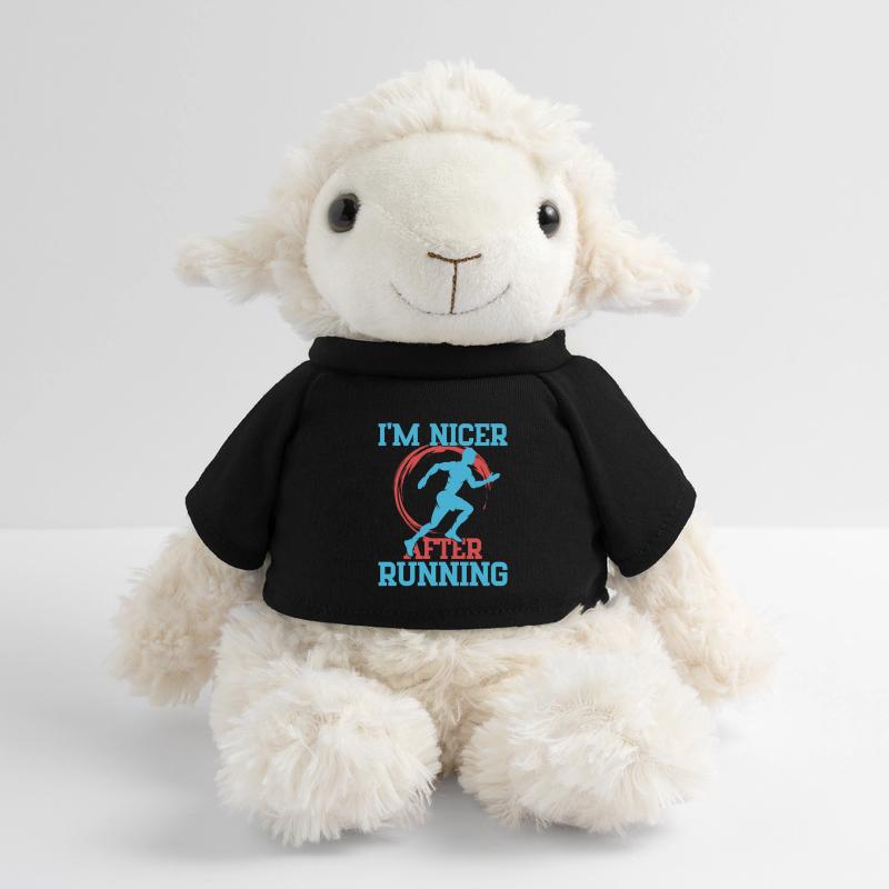 Running I´m Nicer After Marathon Runner Gift MiniFeet® Schaf Annika