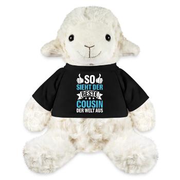 So Sieht Der Beste Cousin Der Welt Aus - MiniFeet® Schaf Annika - Schwarz - Vorne