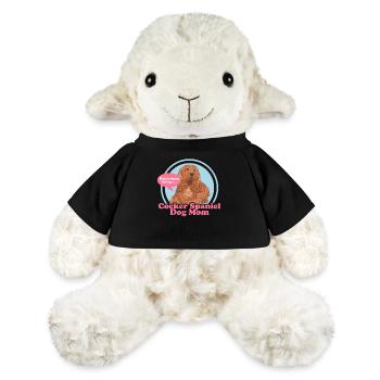 Cocker Spaniel Maman Cocker Spaniel Cadeaux - Mouton en peluche Annika MiniFeet® - noir - Devant