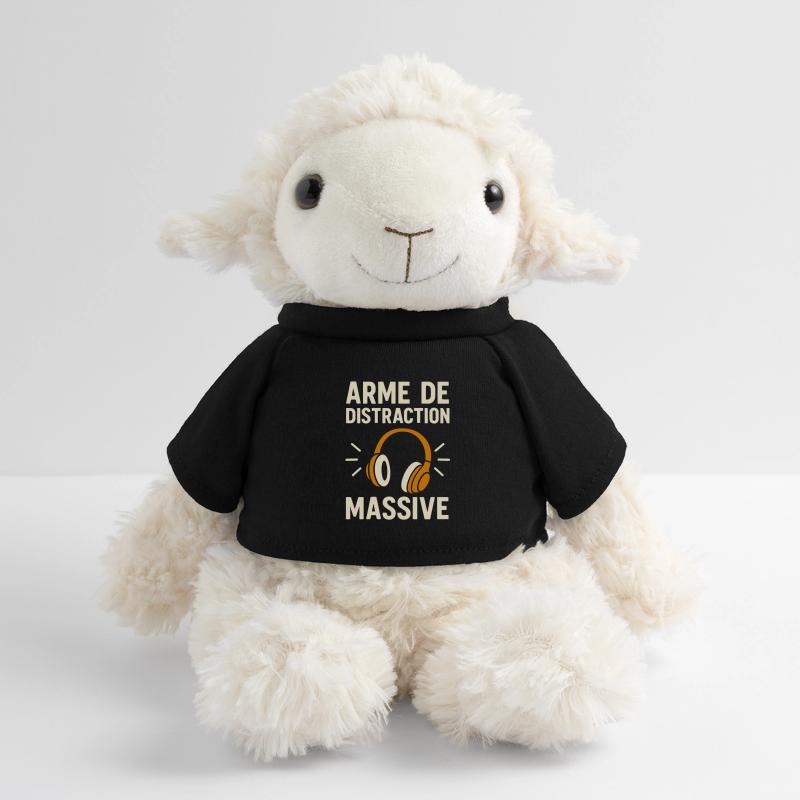Arme de Distraction Massive – Casque Audio Mouton en peluche Annika MiniFeet®