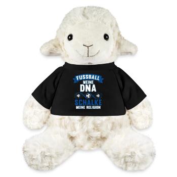 Fussball DNA Schalke - MiniFeet® Schaf Annika - Schwarz - Vorne