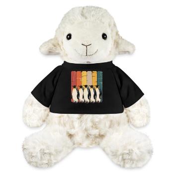 Farbenfrohe Pinguin-Kollektion - MiniFeet® Schaf Annika - Schwarz - Vorne