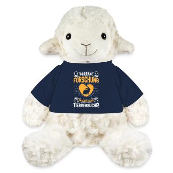 Tierschutz MODERNE FORSCHUNG BRAUCHT KEINE - MiniFeet® Schaf Annika - French Navy - Vorne