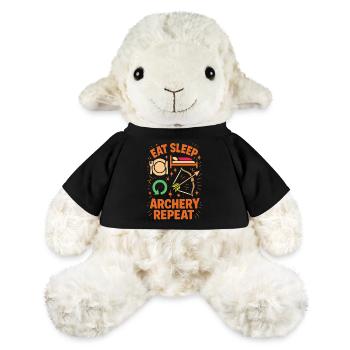 Eat Sleep Archery Repeat funny archer - MiniFeet® Sheep Annika - black - Front