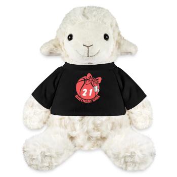 Basketball 21st Birthday Basketball Player - MiniFeet® Sheep Annika - black - Front