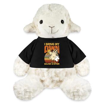 Public Fart Funny Inappropriate - MiniFeet® Sheep Annika - black - Front