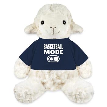 Mode basket-ball activé – Conception des joueurs et des supporters - Mouton en peluche Annika MiniFeet® - bleu marine - Devant