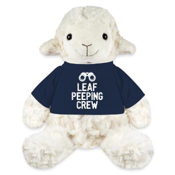 Leaf Peeping Crew saying quote - MiniFeet® Sheep Annika - french navy - Front