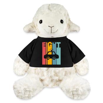 8e anniversaire de la police - Mouton en peluche Annika MiniFeet® - noir - Devant