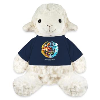 Elemental Chimera – Fire & Water Dragon - MiniFeet® Sheep Annika - french navy - Front