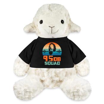 Deaf Deaf Hearing Impairment 95DB Squad - MiniFeet® Sheep Annika - black - Front