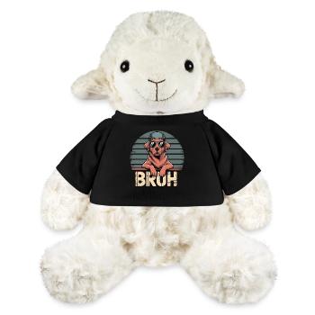 Casual Labrador with sunglasses and cap - MiniFeet® Sheep Annika - black - Front