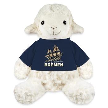 Historische Bremer Hansekogge  - MiniFeet® Schaf Annika - French Navy - Vorne