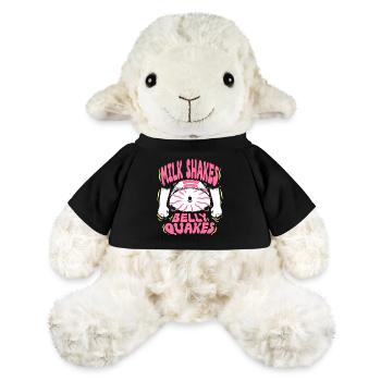 Lactose Intolerant Milk Shakes Belly Quakes - MiniFeet® Sheep Annika - black - Front