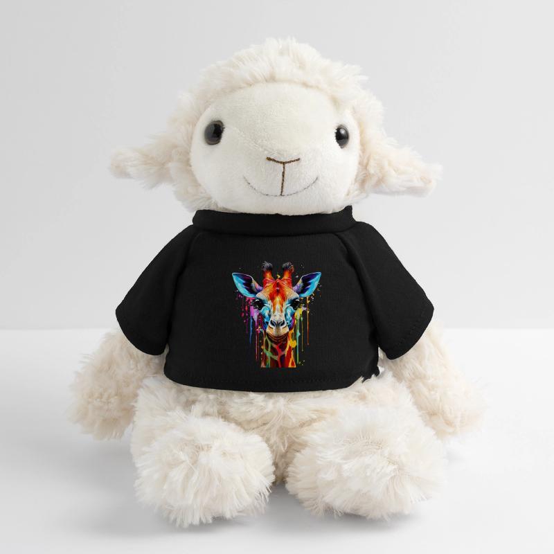 Explosion de couleurs vibrantes de girafe Mouton en peluche Annika MiniFeet®