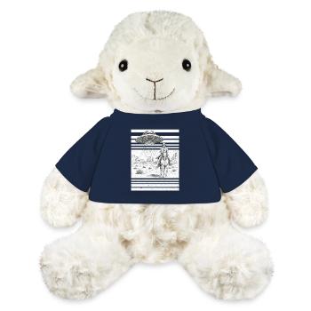OVNI Western Knight - Mouton en peluche Annika MiniFeet® - bleu marine - Devant