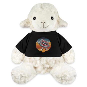 Cassette - Mouton en peluche Annika MiniFeet® - noir - Devant