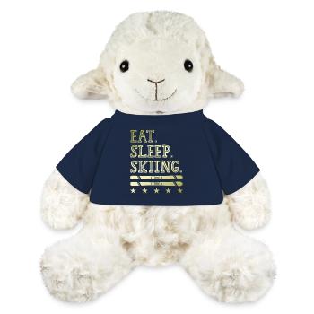 Manger dormir Ski - Mouton en peluche Annika MiniFeet® - bleu marine - Devant