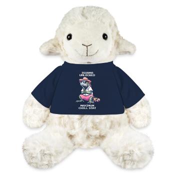 Iguane débloqué | Chill-Stat Max - Mouton en peluche Annika MiniFeet® - bleu marine - Devant