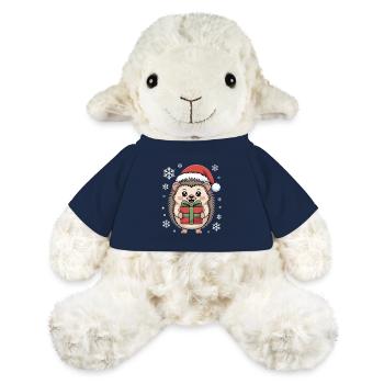 Weihnachtsigel Mit Nikolausmütze Und Paket - MiniFeet® Schaf Annika - French Navy - Vorne