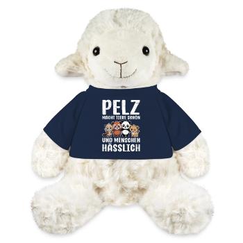PELZ MACHT TIERE SCHÖN UND MENSCHEN HÄSSLICH - MiniFeet® Schaf Annika - French Navy - Vorne