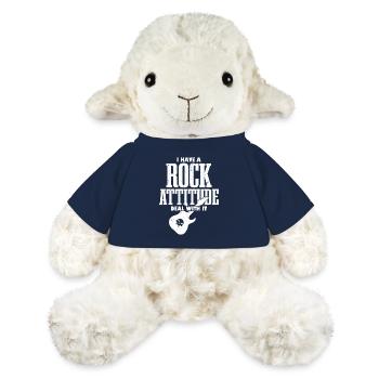I Have A Rock Attitude Deal With It Rock Band - MiniFeet® Sheep Annika - french navy - Front