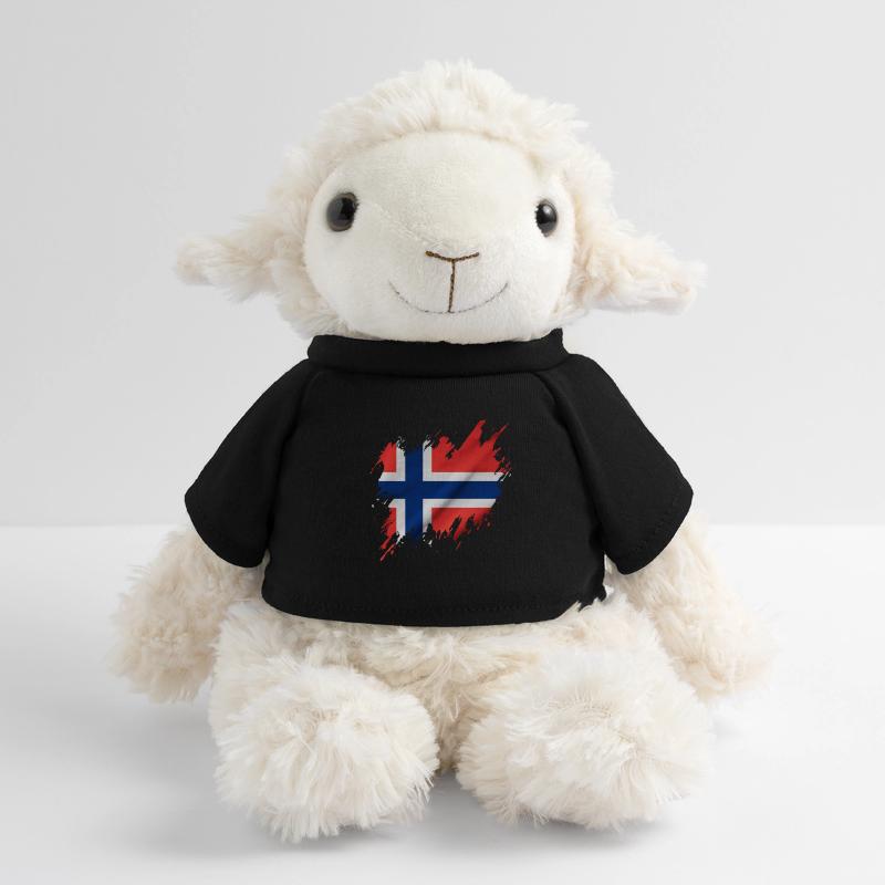 Norwegian flag, torn style MiniFeet® Sheep Annika