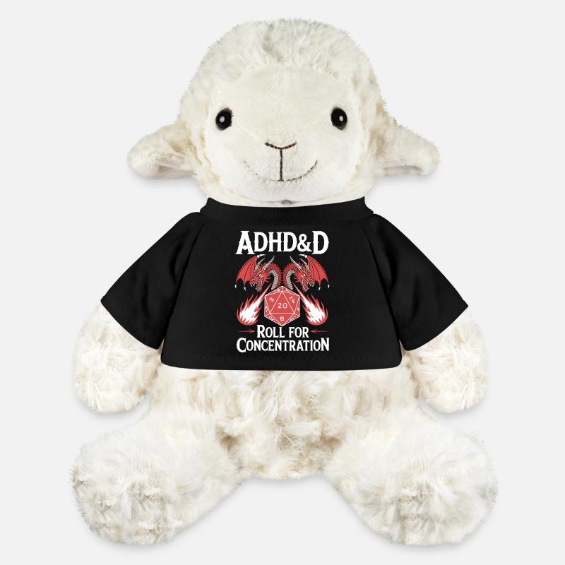 Roll for concentration ADHD - MiniFeet® Sheep Annika - black