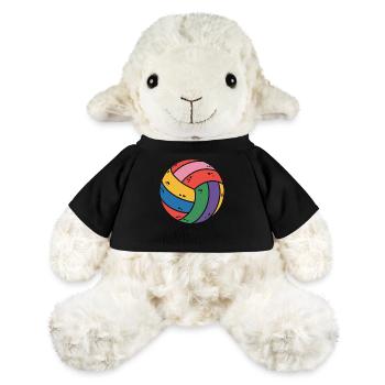 Volley-ball coloré pour les amateurs de sport - Mouton en peluche Annika MiniFeet® - noir - Devant
