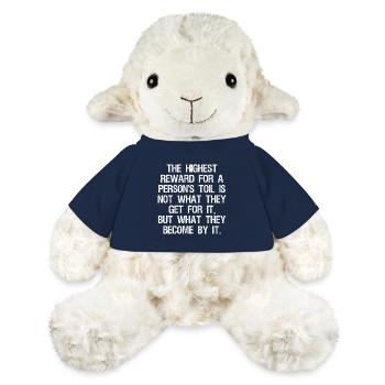 the highest reward for a person's toil is not what - MiniFeet® Sheep Annika - french navy - Front