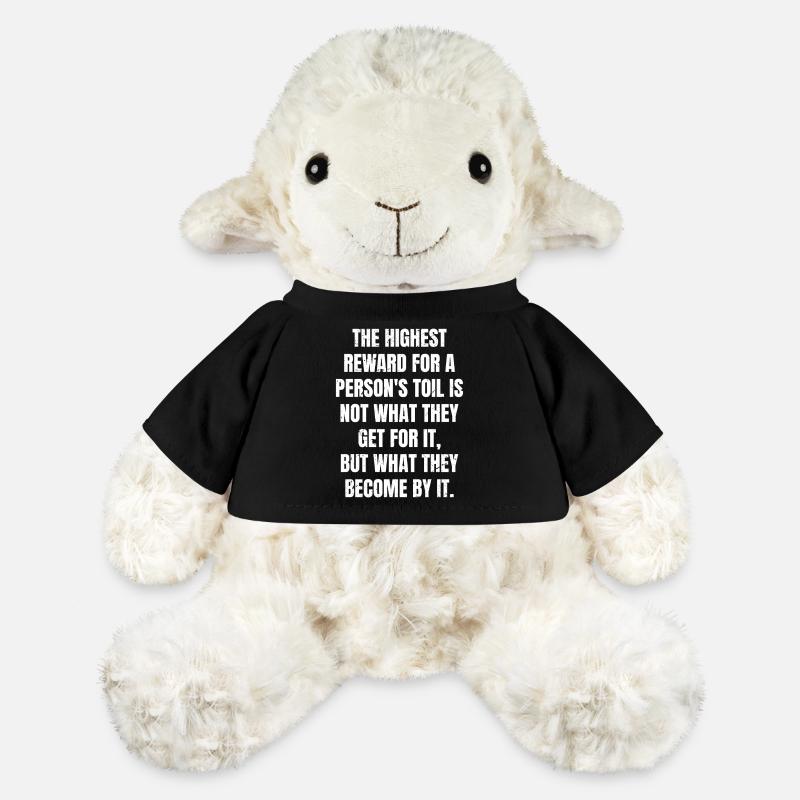 the highest reward for a person's toil is not what - MiniFeet® Sheep Annika - black