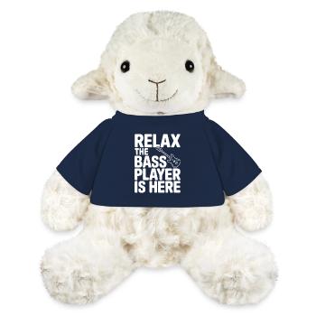 Détendez-vous, le bassiste est là - Mouton en peluche Annika MiniFeet® - bleu marine - Devant