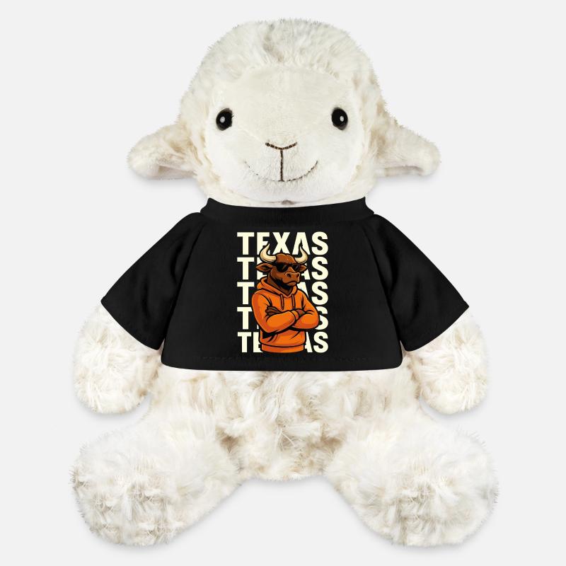 Cooler Stier Texas Stil - MiniFeet® Schaf Annika - Schwarz