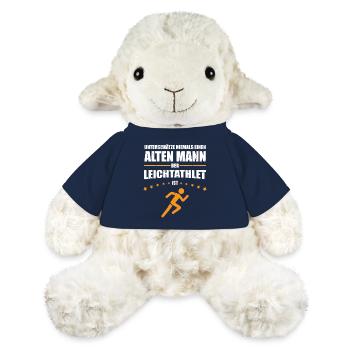 Geschenk Alter Mann - Leichtathlet | Retro Vintage - MiniFeet® Schaf Annika - French Navy - Vorne