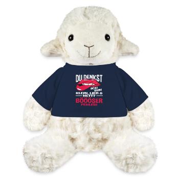 Mauvaise erreur Lip Saying Gift - Mouton en peluche Annika MiniFeet® - bleu marine - Devant