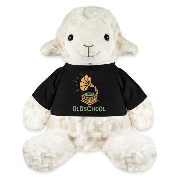 Gramophone Oldschool Design Rétro - Mouton en peluche Annika MiniFeet® - noir - Devant
