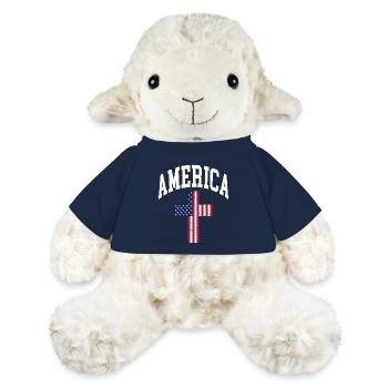 America Cross Flag - MiniFeet® Sheep Annika - french navy - Front