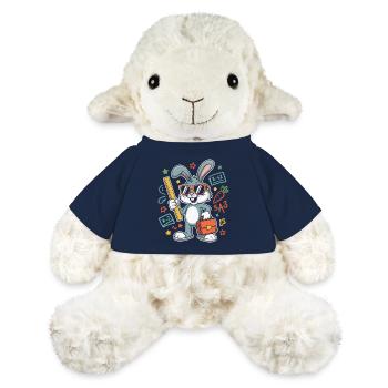 Mathe Hase Brille Koffer - MiniFeet® Schaf Annika - French Navy - Vorne