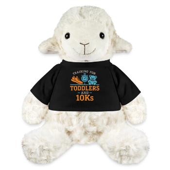 Laufende Mama, Papa, Joggende Eltern - MiniFeet® Schaf Annika - Schwarz - Vorne