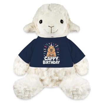 Capybara Anniversaire Cappy Anniversaire Drôle de capy - Mouton en peluche Annika MiniFeet® - bleu marine - Devant