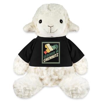 Geboren in Chemnitz Vintage Signet - MiniFeet® Schaf Annika - Schwarz - Vorne