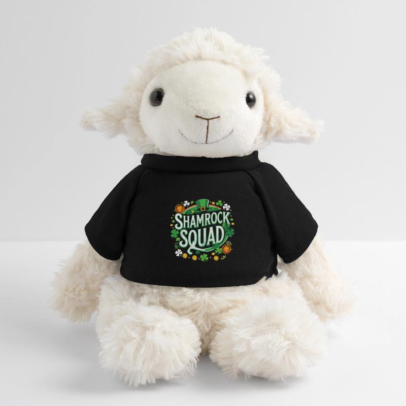 Équipe Trèfle : Sort Vert Mouton en peluche Annika MiniFeet®