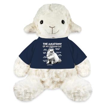 Süßes Katzen Frauen Motiv Katzen Spruch - MiniFeet® Schaf Annika - French Navy - Vorne