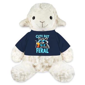 Süßer Waschbär, wild charmant - MiniFeet® Schaf Annika - French Navy - Vorne