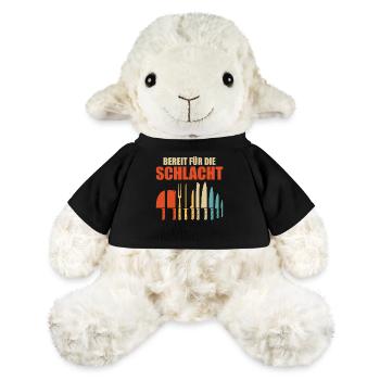 CHEF PRÊT POUR LE COMBAT Drôle - Mouton en peluche Annika MiniFeet® - noir - Devant