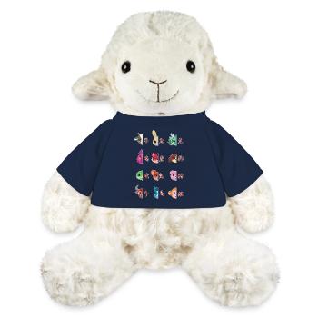 Chinese New Year Chinese Zodiac Animal Sign Kawaii - MiniFeet® Sheep Annika - french navy - Front